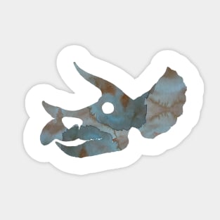 Triceratops Skull Sticker